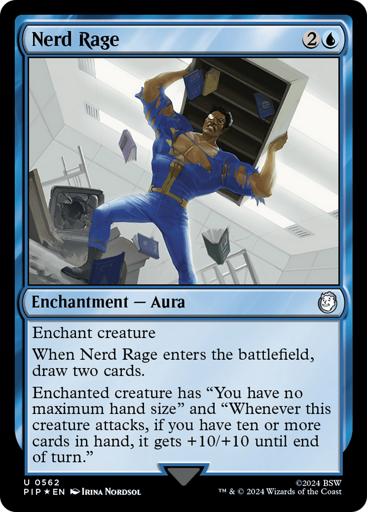 Nerd Rage (Surge Foil) [Fallout] | Magic Magpie