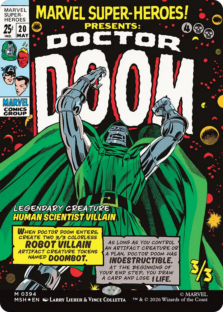 Doctor Doom (Borderless) [Marvel Super Heroes] | Magic Magpie