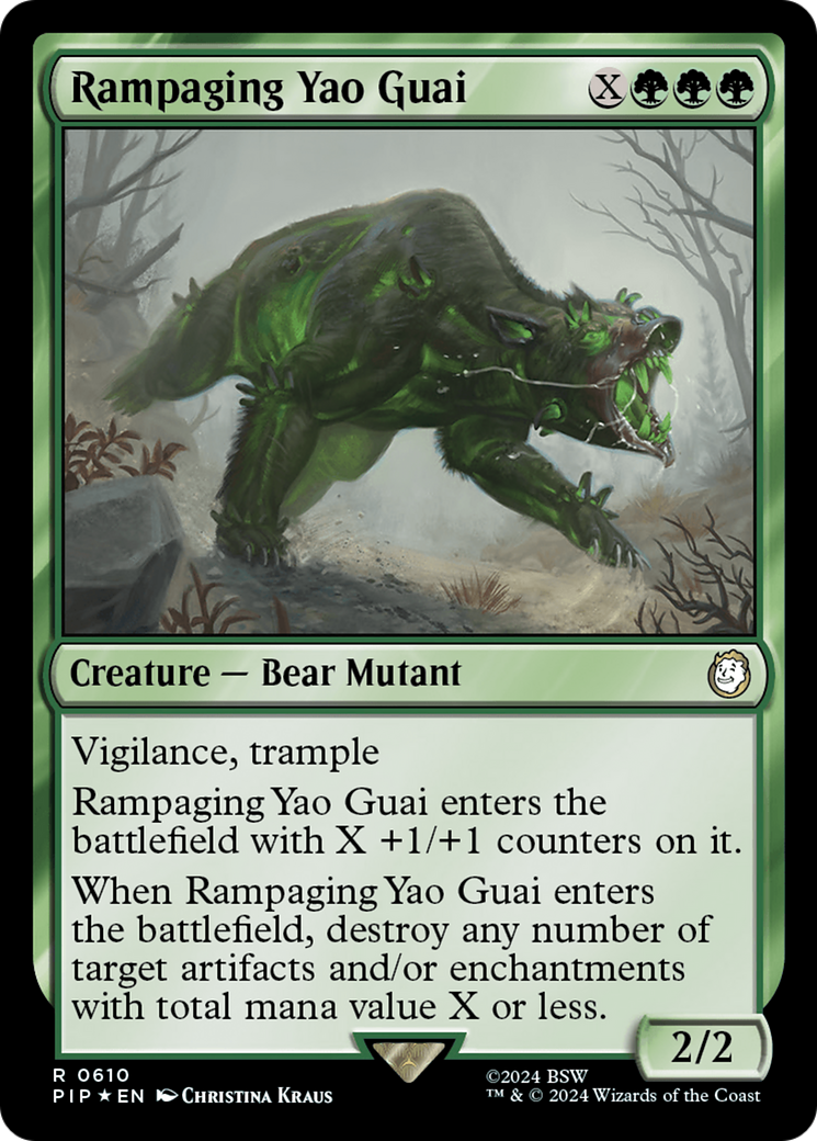 Rampaging Yao Guai (Surge Foil) [Fallout] | Magic Magpie