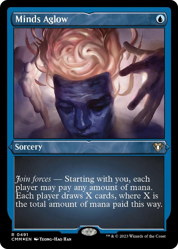 Minds Aglow (Foil Etched) [Commander Masters] | Magic Magpie
