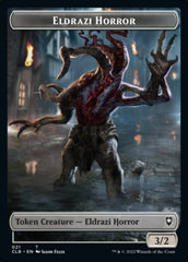 Horror // Eldrazi Horror Double-Sided Token [Commander Legends: Battle for Baldur's Gate Tokens] | Magic Magpie