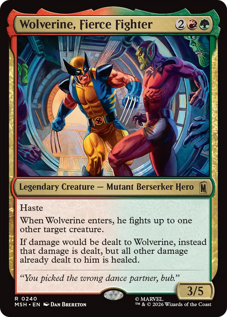 Wolverine, Fierce Fighter [Marvel Super Heroes] | Magic Magpie