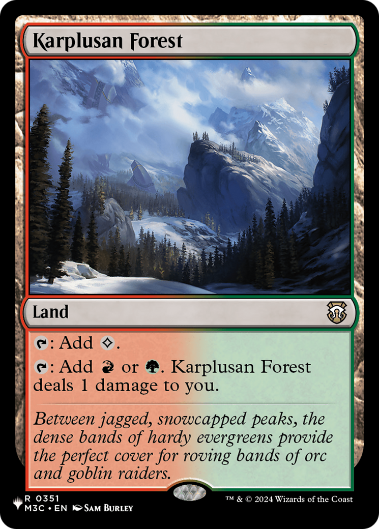 Karplusan Forest (M3C) [The List] | Magic Magpie