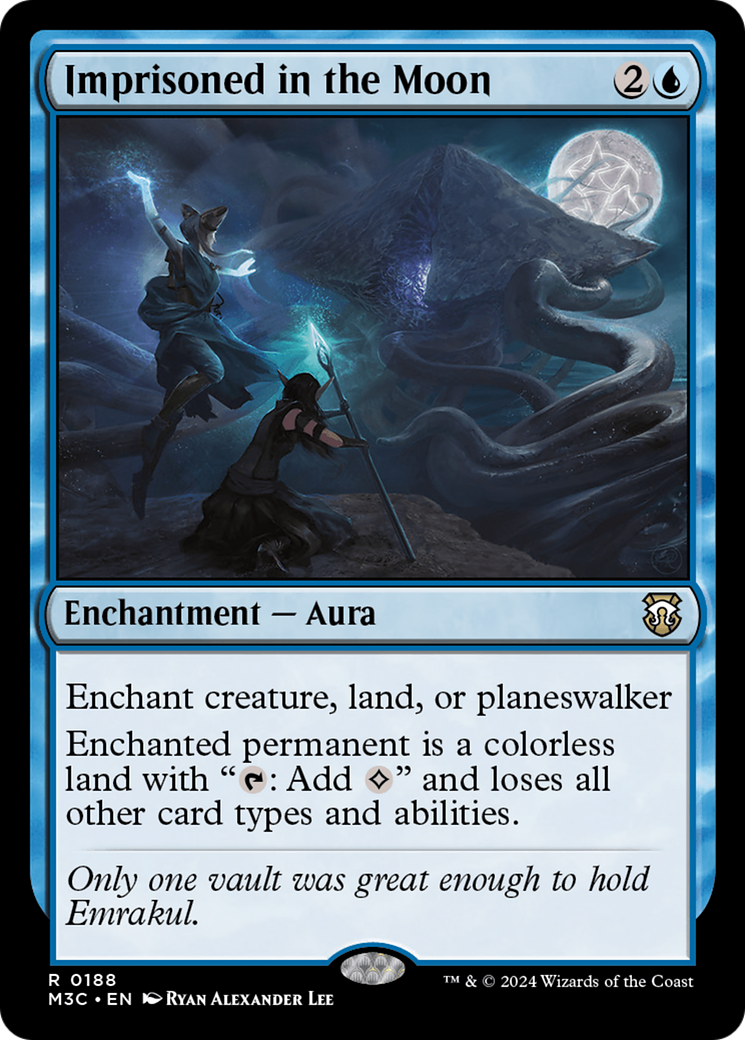 Imprisoned in the Moon (Ripple Foil) [Modern Horizons 3 Commander] | Magic Magpie