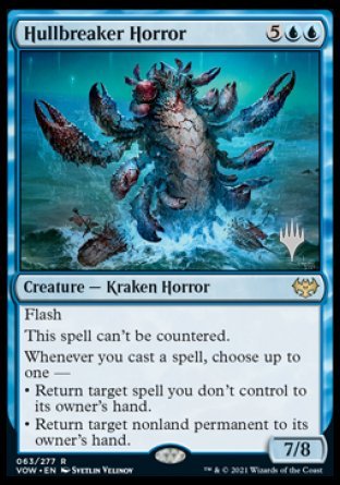 Hullbreaker Horror (Promo Pack) [Innistrad: Crimson Vow Promos] | Magic Magpie