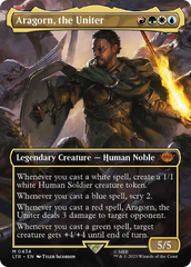 Aragorn, the Uniter (Borderless Alternate Art) [The Lord of the Rings: Tales of Middle-Earth] | Magic Magpie