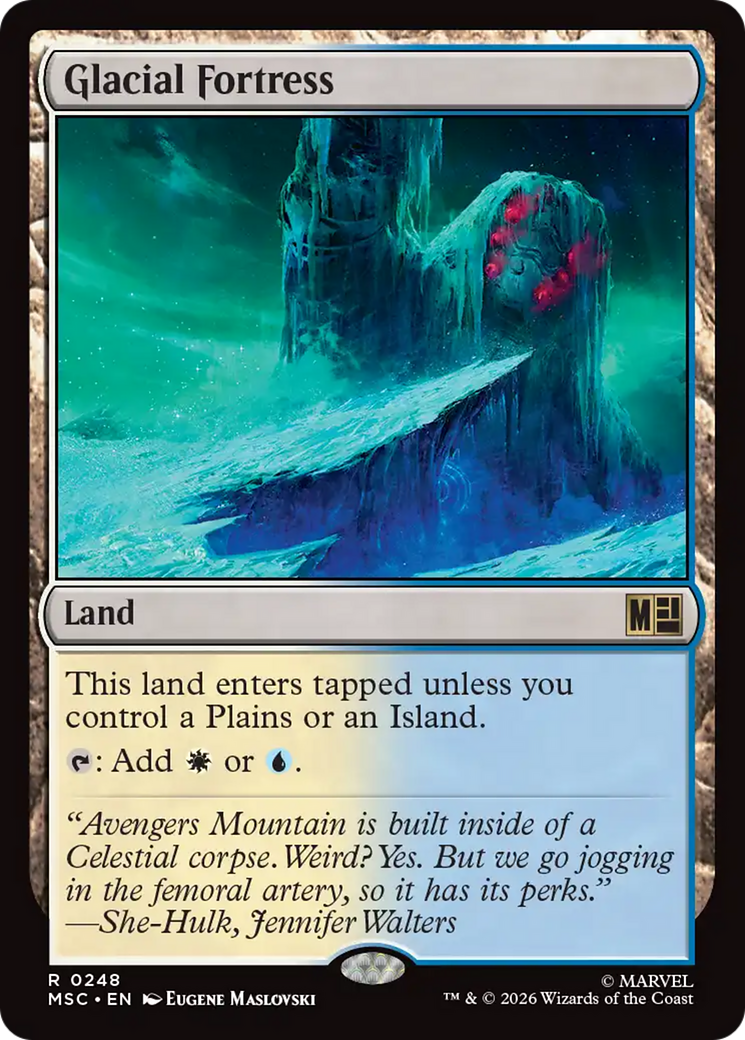 Glacial Fortress [Marvel Super Heroes Commander] | Magic Magpie