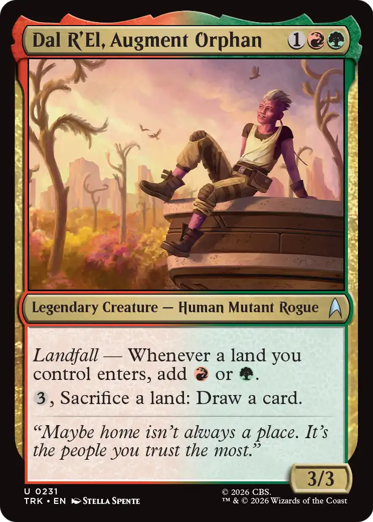 Dal R'El, Augment Orphan [Star Trek] | Magic Magpie