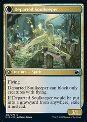 Devoted Grafkeeper // Departed Soulkeeper [Innistrad: Midnight Hunt] | Magic Magpie