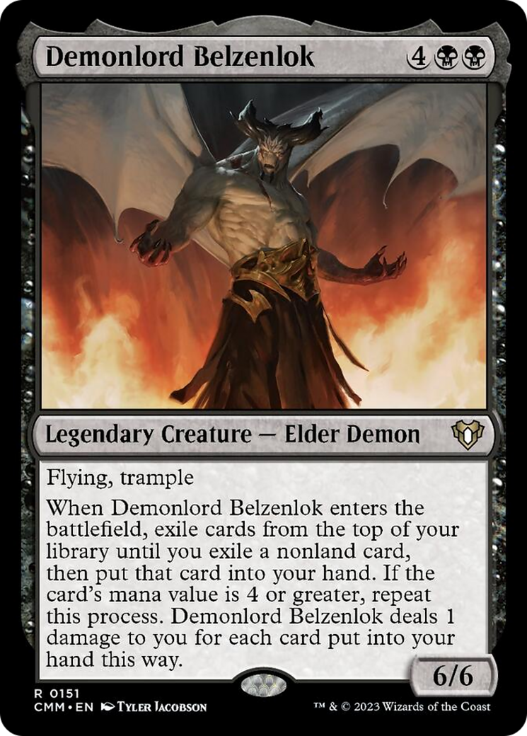 Demonlord Belzenlok [Commander Masters] | Magic Magpie