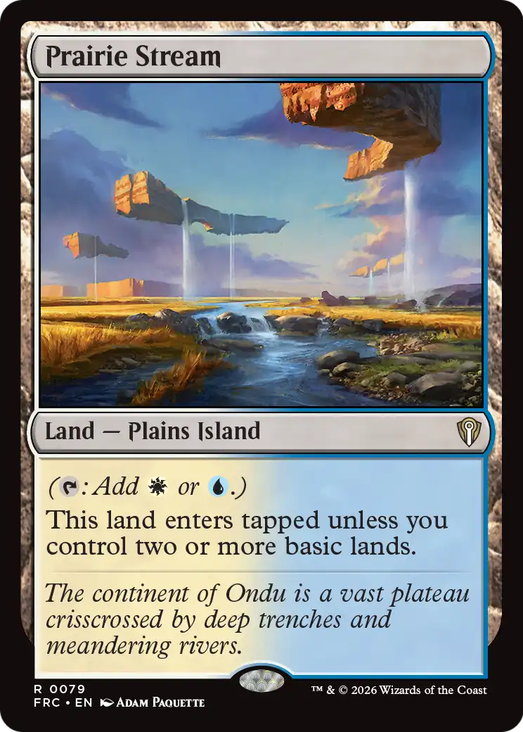 Prairie Stream [Reality Fracture Commander] | Magic Magpie