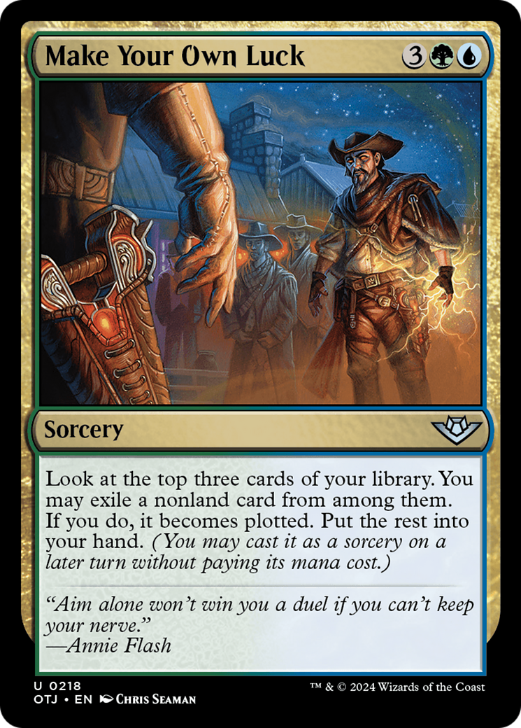 Make Your Own Luck [Outlaws of Thunder Junction] | Magic Magpie