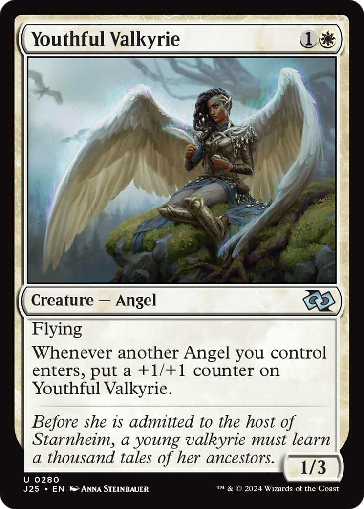 Youthful Valkyrie [Foundations Jumpstart] | Magic Magpie