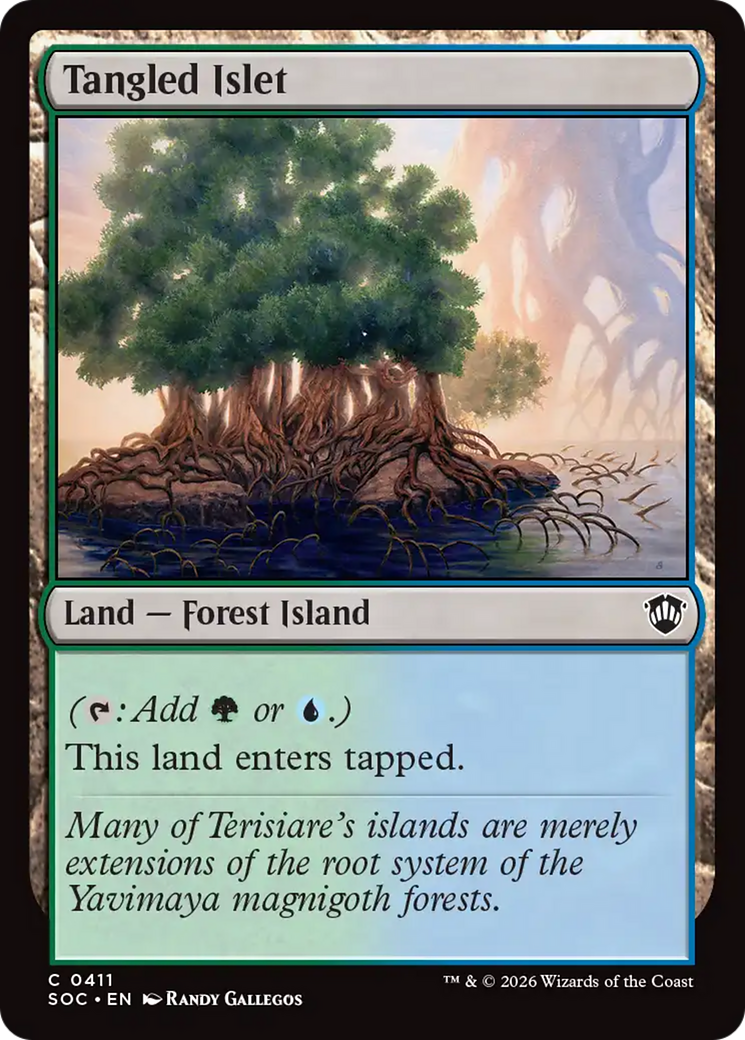 Tangled Islet [Secrets of Strixhaven Commander] | Magic Magpie