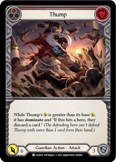 Thump (Red) [OLD028] (Tales of Aria Oldhim Blitz Deck)  1st Edition Normal | Magic Magpie