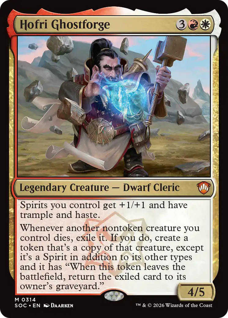 Hofri Ghostforge [Secrets of Strixhaven Commander] | Magic Magpie