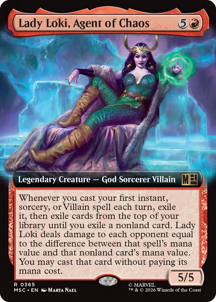 Lady Loki, Agent of Chaos (Extended Art) [Marvel Super Heroes Commander] | Magic Magpie