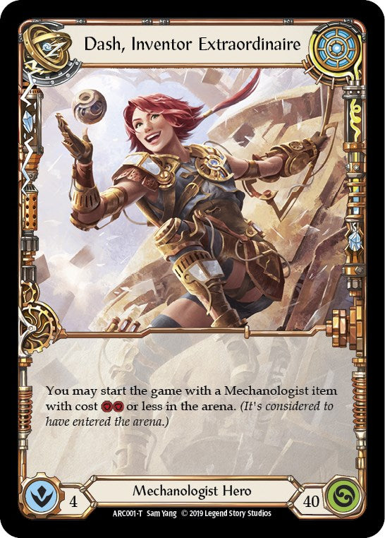 Dash, Inventor Extraordinaire // Viserai, Rune Blood [ARC001 // ARC075] (Arcane Rising) | Magic Magpie