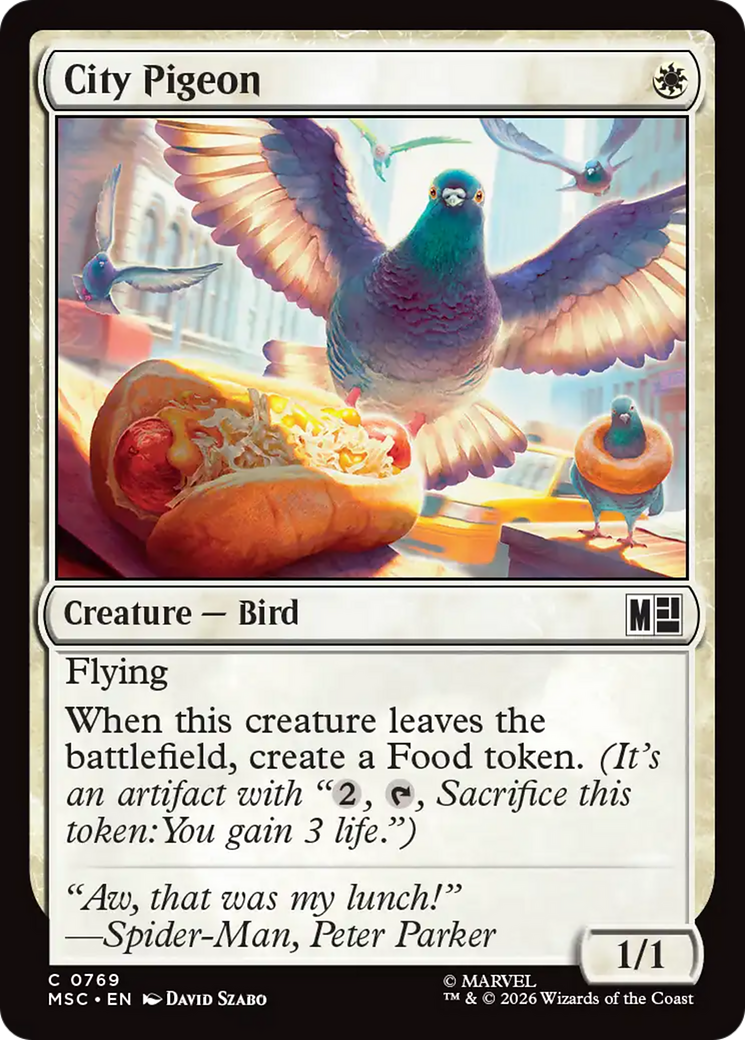 City Pigeon [Marvel Super Heroes Commander] | Magic Magpie