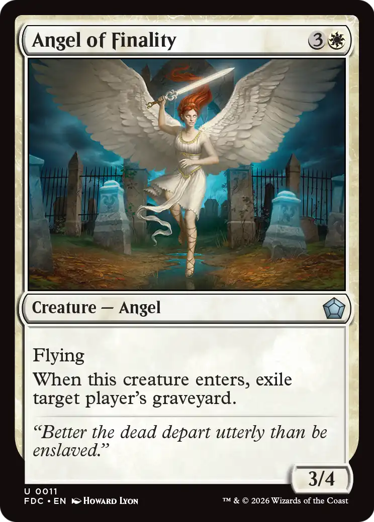 Angel of Finality [Foundations Commander] | Magic Magpie