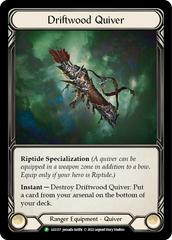 Driftwood Quiver [LGS137] (Promo)  Cold Foil | Magic Magpie