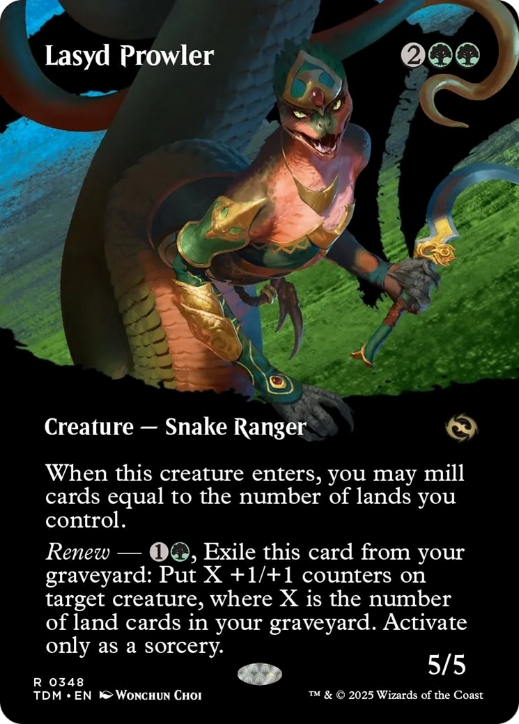 Lasyd Prowler (Borderless) [Tarkir: Dragonstorm] | Magic Magpie