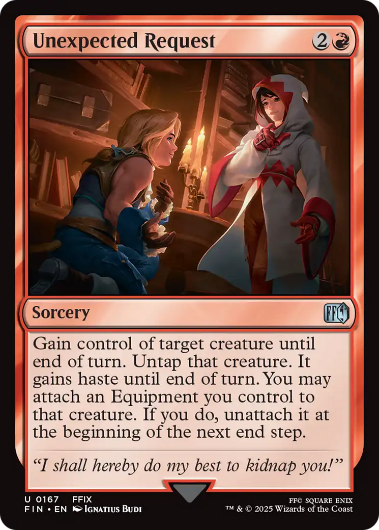 Unexpected Request [FINAL FANTASY] | Magic Magpie