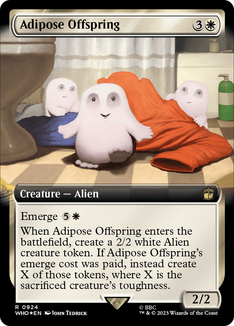 Adipose Offspring (Extended Art) (Surge Foil) [Doctor Who] | Magic Magpie