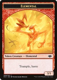Elemental (009) // Spirit Double-Sided Token [Modern Horizons Tokens] | Magic Magpie