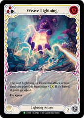 Weave Lightning (Yellow) [LGS076] (Promo)  Rainbow Foil | Magic Magpie