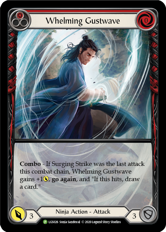 Whelming Gustwave (Red) [LGS026] (Promo)  Rainbow Foil | Magic Magpie