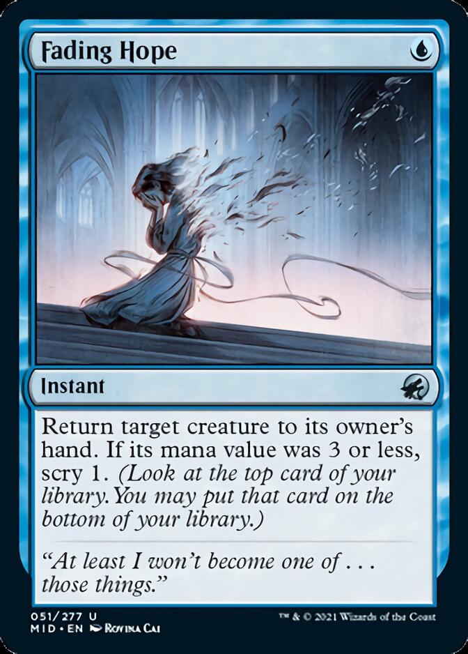 Fading Hope [Innistrad: Midnight Hunt] | Magic Magpie