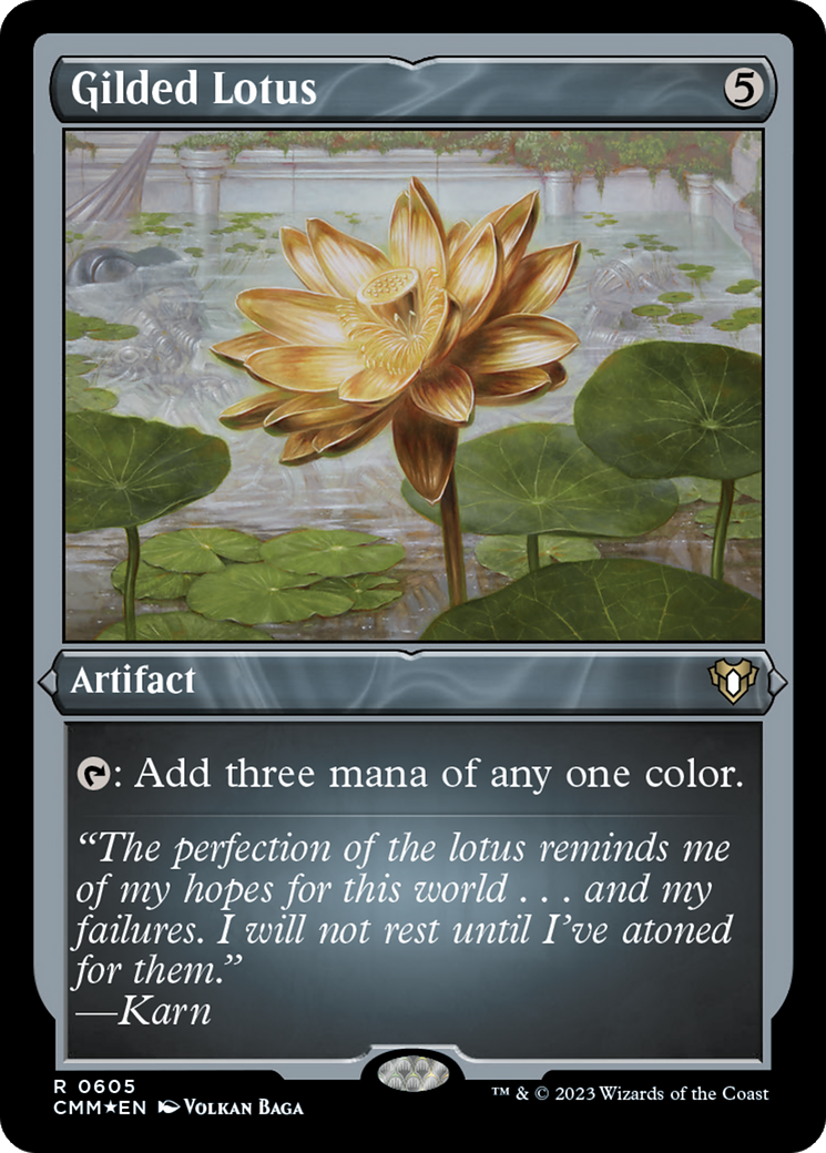 Gilded Lotus (Foil Etched) [Commander Masters] | Magic Magpie