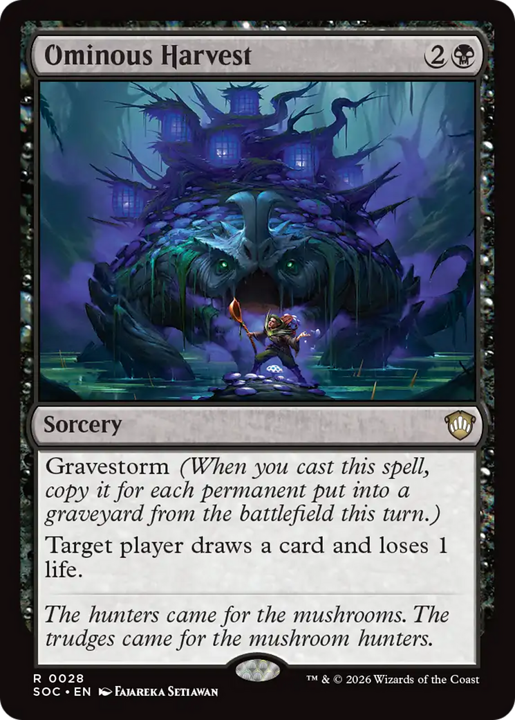Ominous Harvest [Secrets of Strixhaven Commander] | Magic Magpie