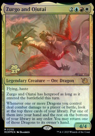 Zurgo and Ojutai [March of the Machine Prerelease Promos] | Magic Magpie