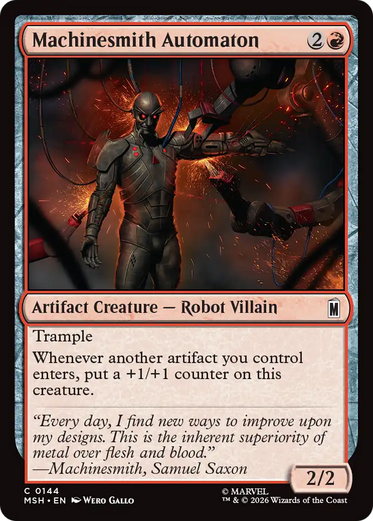Machinesmith Automaton [Marvel Super Heroes] | Magic Magpie