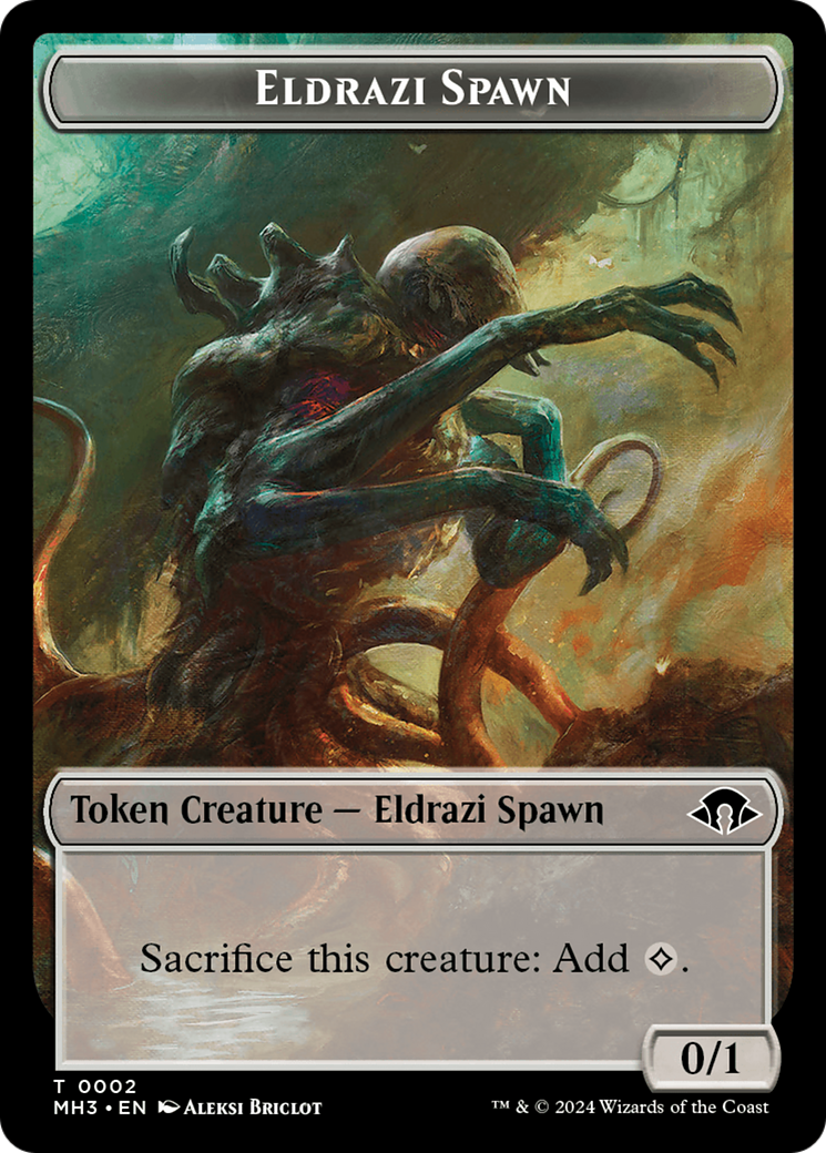 Eldrazi Spawn // Insect (0025) Double-Sided Token [Modern Horizons 3 Tokens] | Magic Magpie