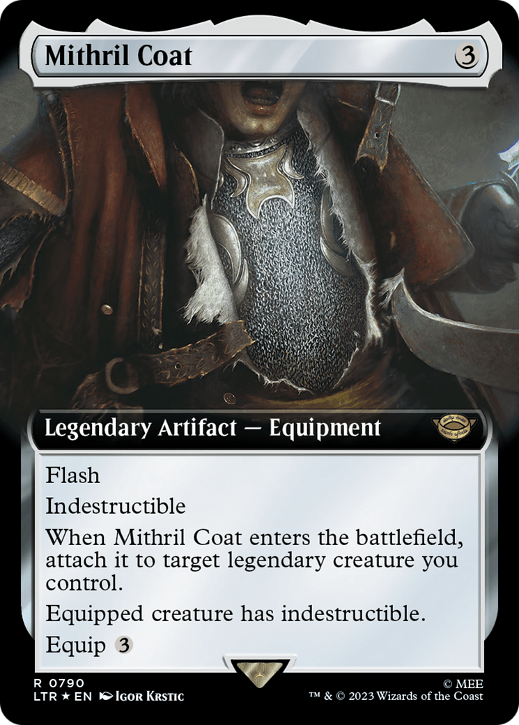 Mithril Coat (Extended Art) (Surge Foil) [The Lord of the Rings: Tales of Middle-Earth] | Magic Magpie