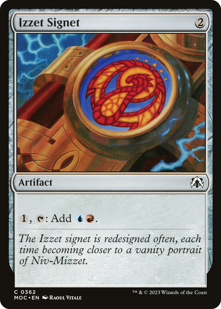 Izzet Signet [March of the Machine Commander] | Magic Magpie