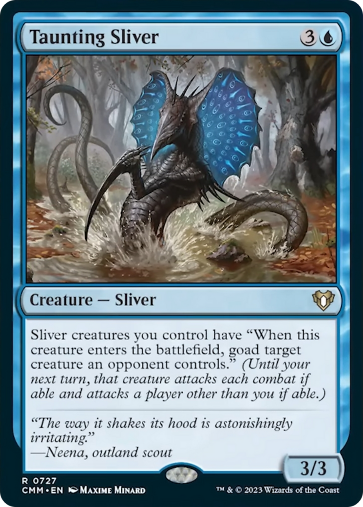 Taunting Sliver [Commander Masters] | Magic Magpie