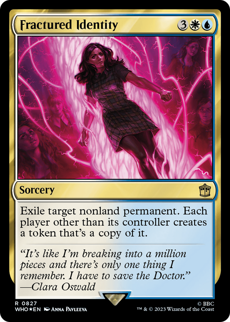Fractured Identity (Surge Foil) [Doctor Who] | Magic Magpie