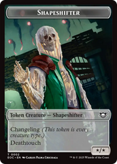 Shapeshifter // Golem (0013) Double-Sided Token [Edge of Eternities Commander Tokens] | Magic Magpie