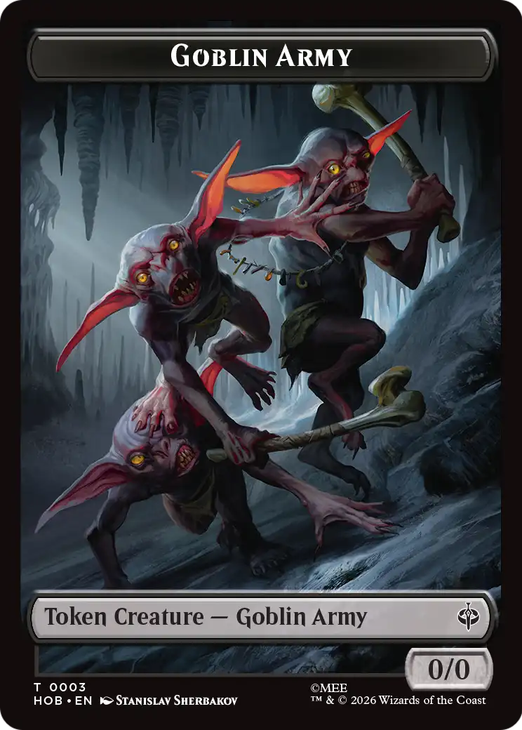 Goblin Army (0003) // Wolf Double-Sided Token [The Hobbit Tokens] | Magic Magpie
