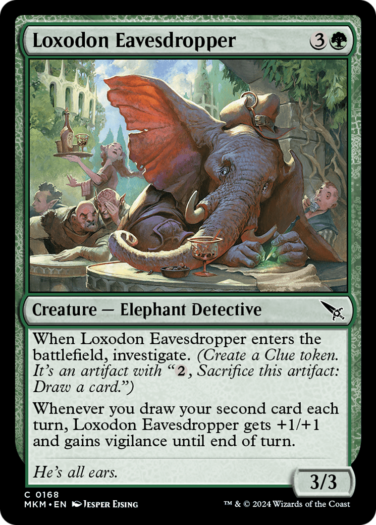 Loxodon Eavesdropper [Murders at Karlov Manor] | Magic Magpie