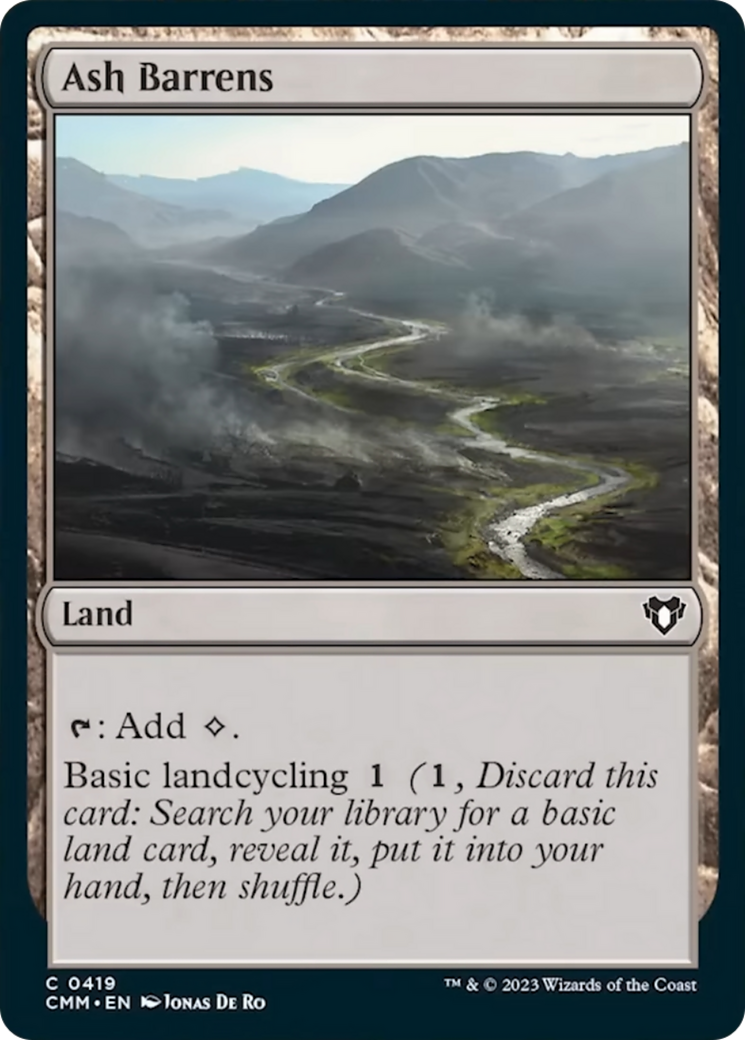 Ash Barrens [Commander Masters] | Magic Magpie