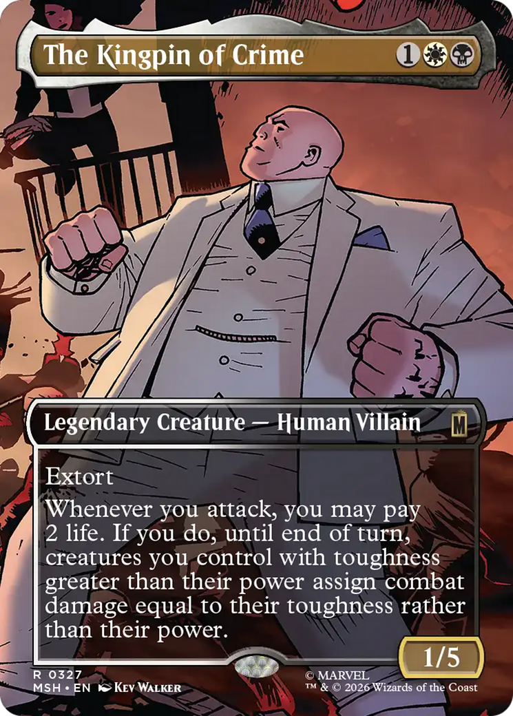 The Kingpin of Crime (Borderless) (0327) [Marvel Super Heroes] | Magic Magpie
