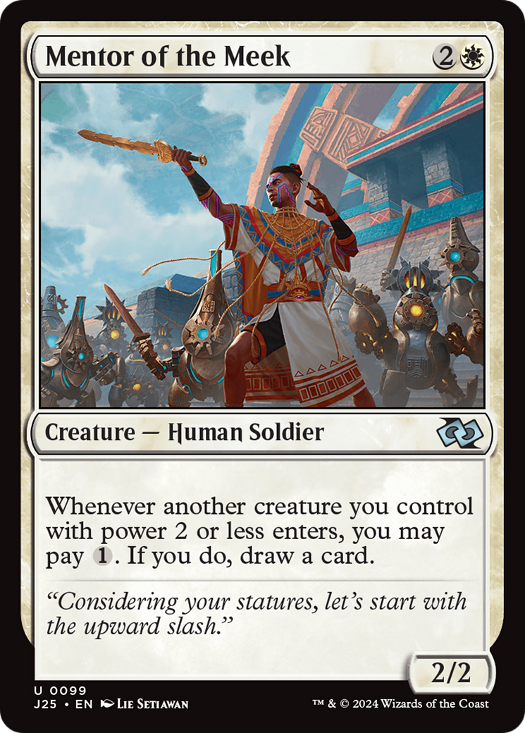 Mentor of the Meek [Foundations Jumpstart] | Magic Magpie