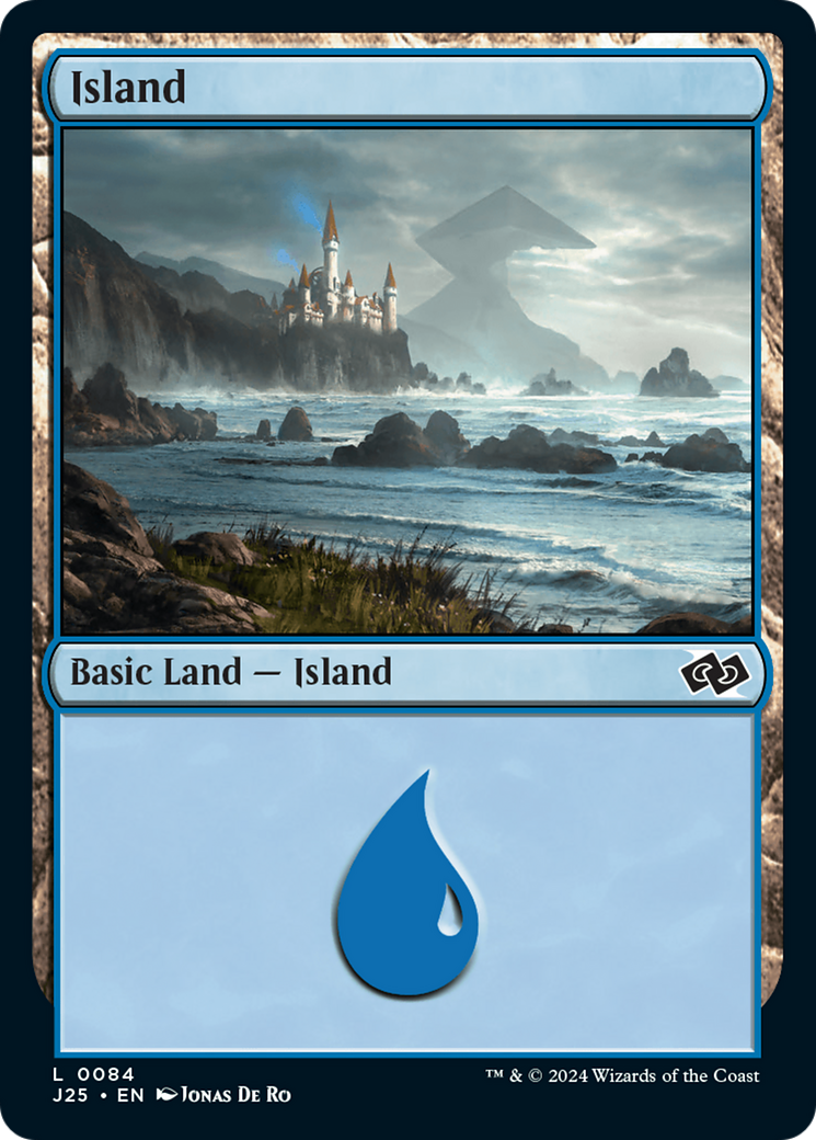 Island (84) [Foundations Jumpstart] | Magic Magpie