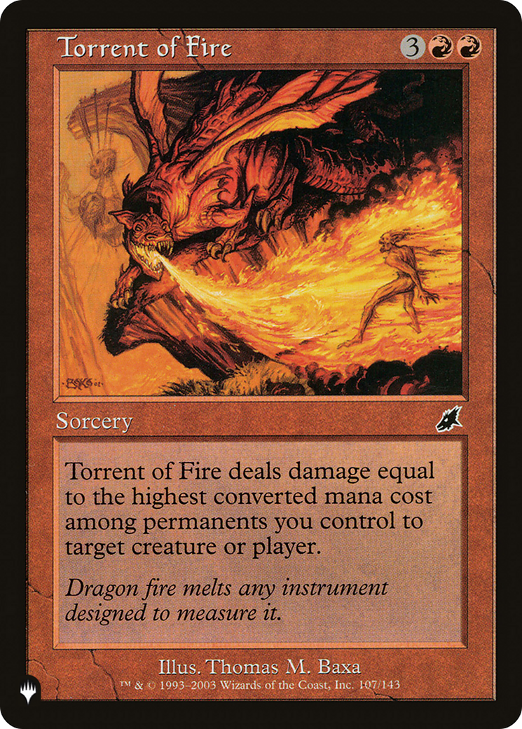 Torrent of Fire [The List Reprints] | Magic Magpie