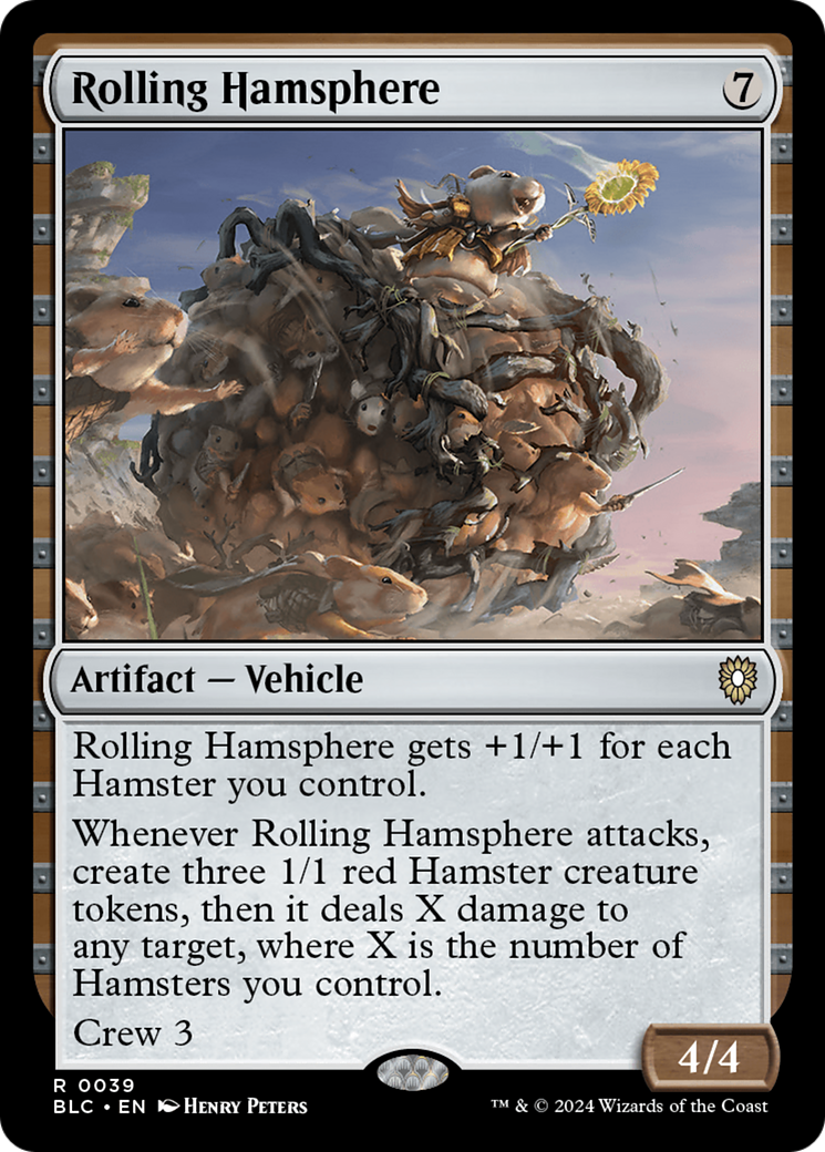 Rolling Hamsphere [Bloomburrow Commander] | Magic Magpie